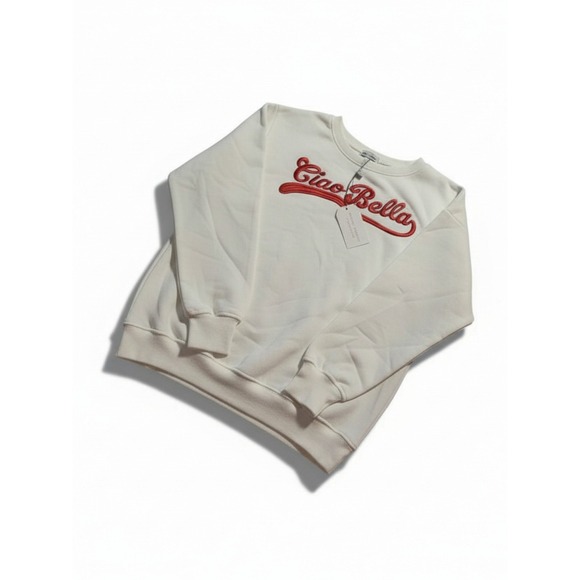 Better Together 2 pc set  Sweatshirt Grey Heart Breaker /white Ciao Bella size S - Picture 4 of 7